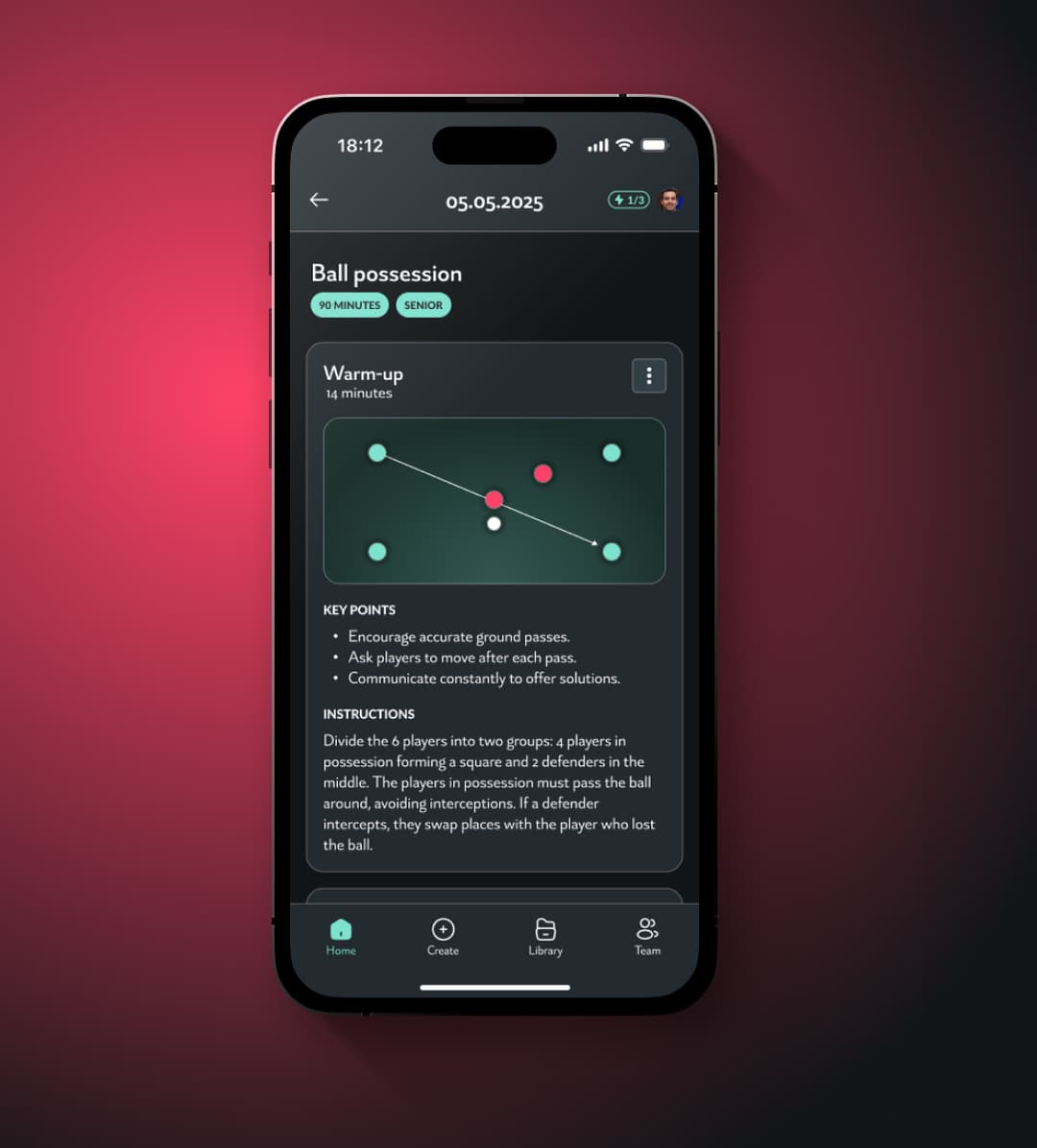 Nextrainers generates your session.